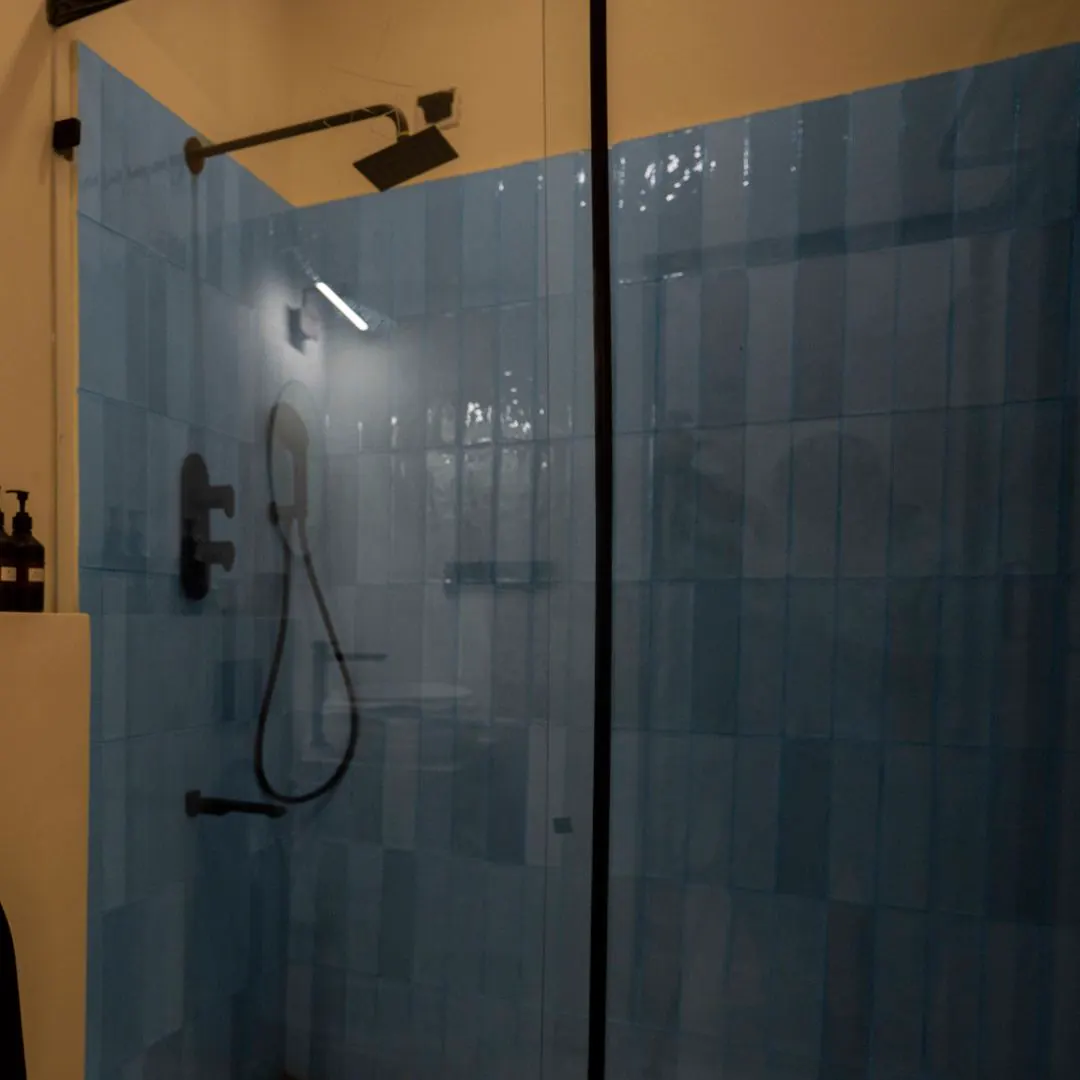 The Aqua — the bathroom