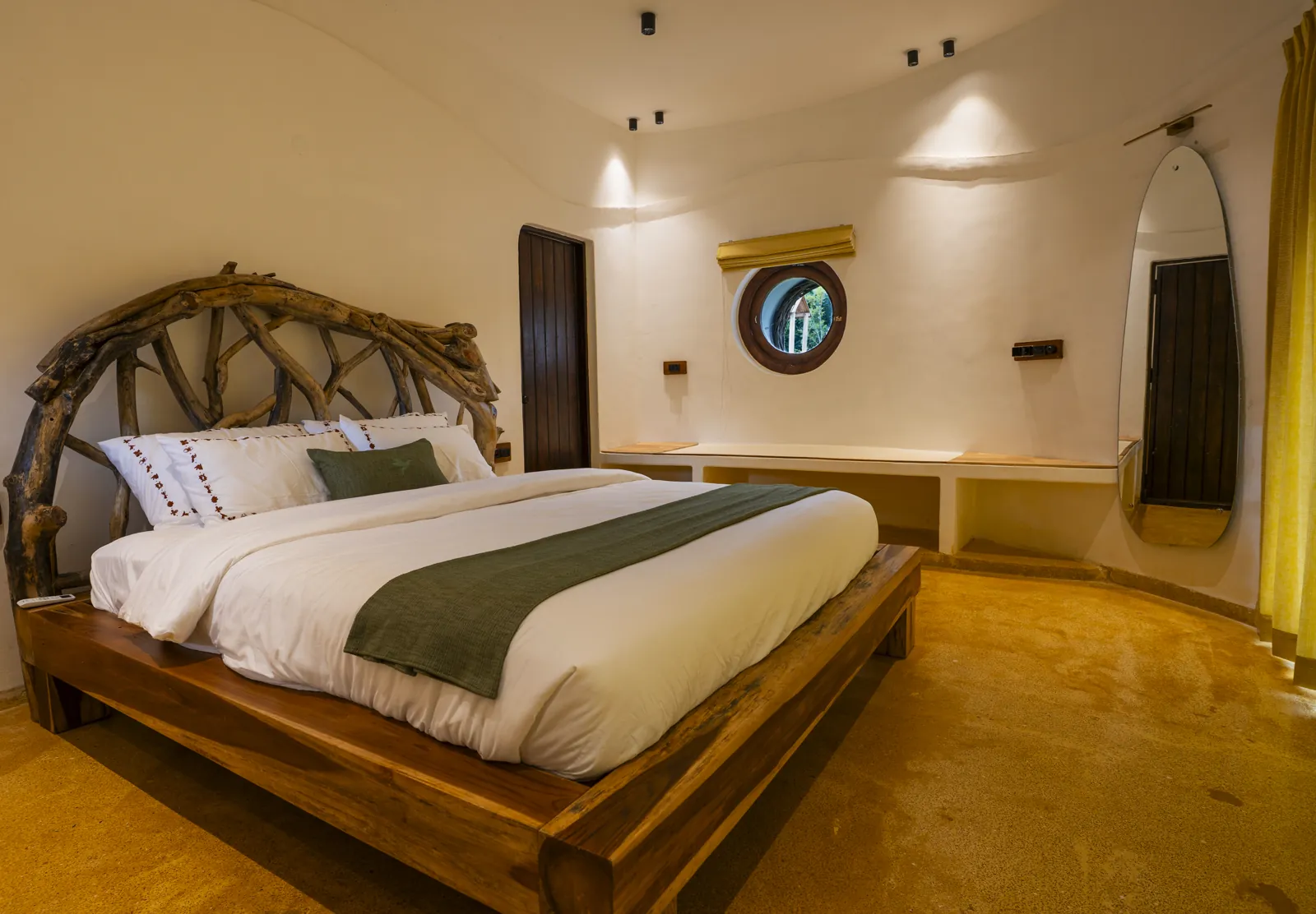 The Nest — the bedroom from the side
