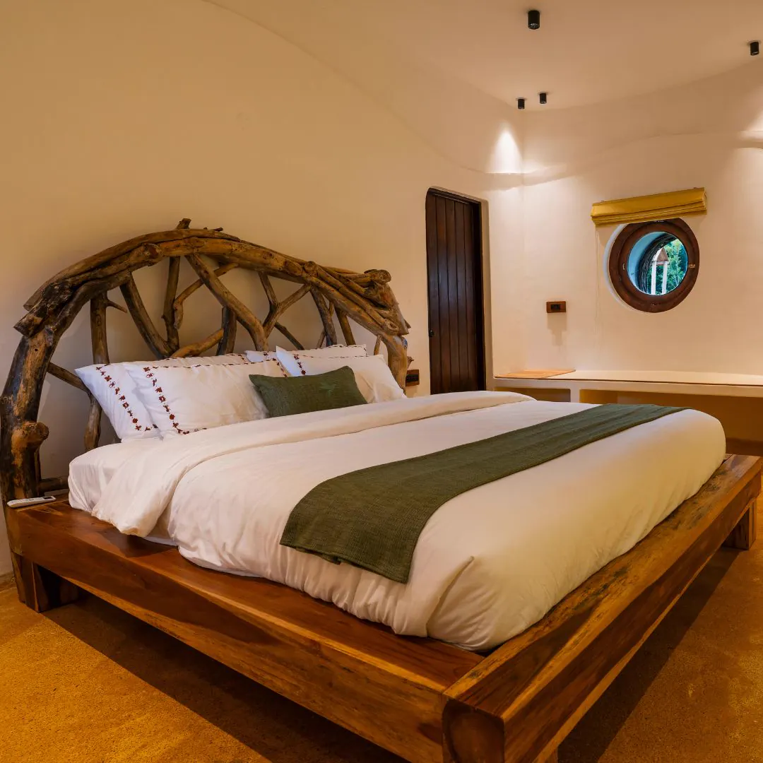 The Nest — the bedroom from the side
